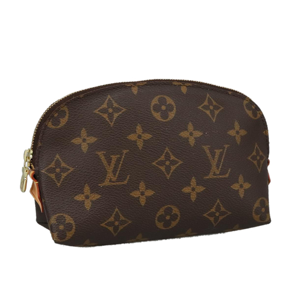 LOUIS VUITTON Monogram Pochette Cosmetic PM Cosmetic Pouch M47515 LV Auth ac3372 - Picture 1 of 16